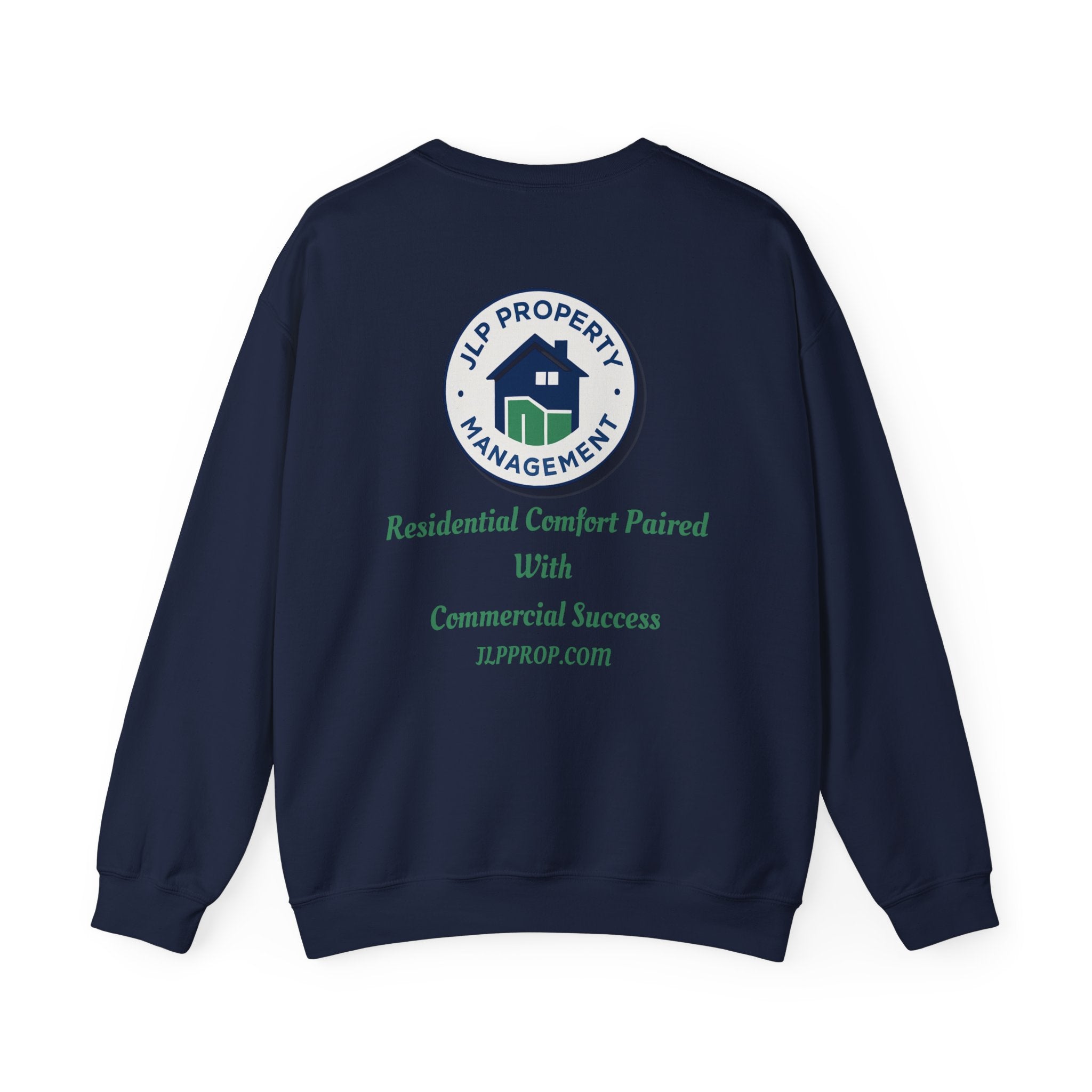 Property Management Crewneck Sweatshirt — JLP Property Management Logo & QR