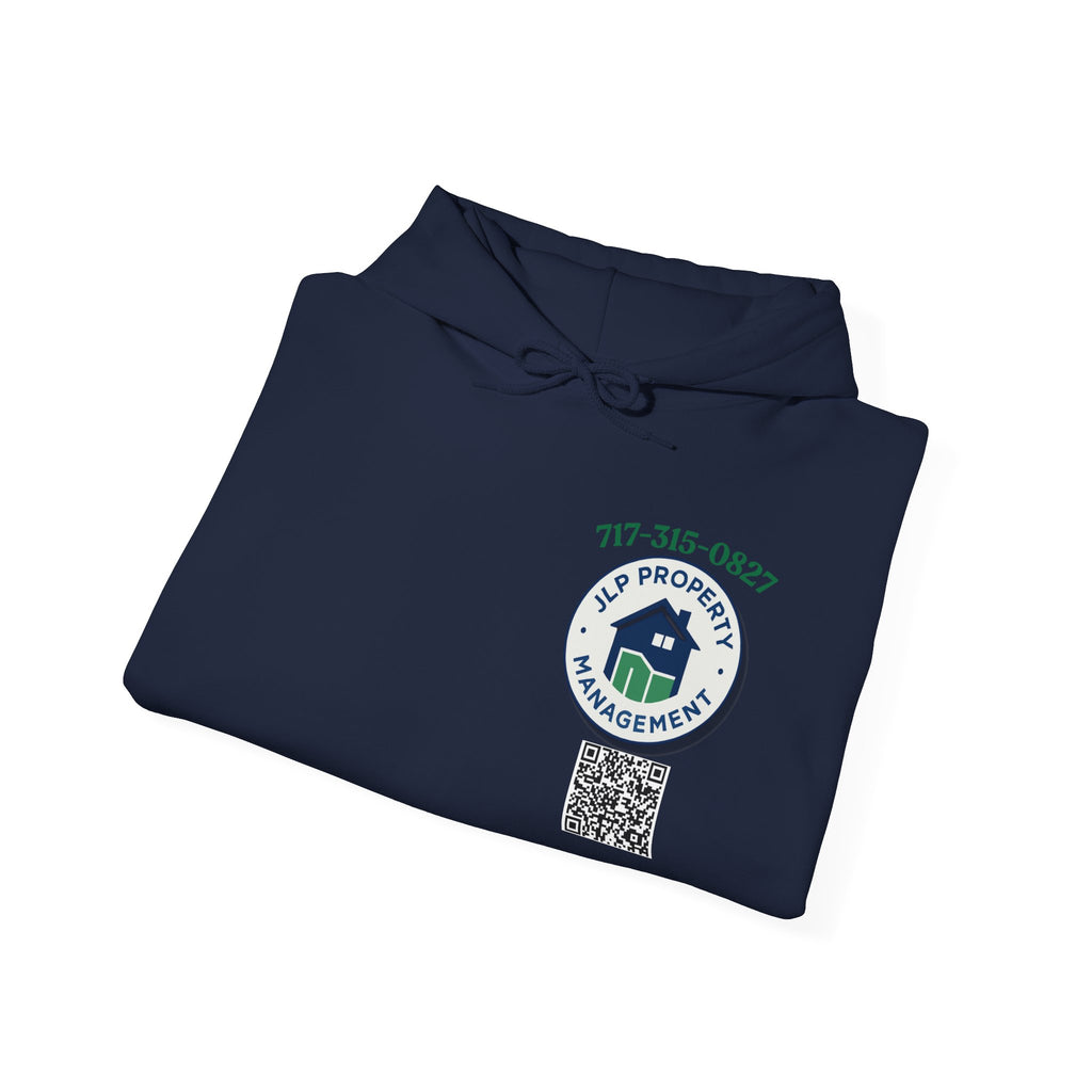Property Management Hoodie — 'Residential Comfort Paired With Commercial Success' Logo Pullover