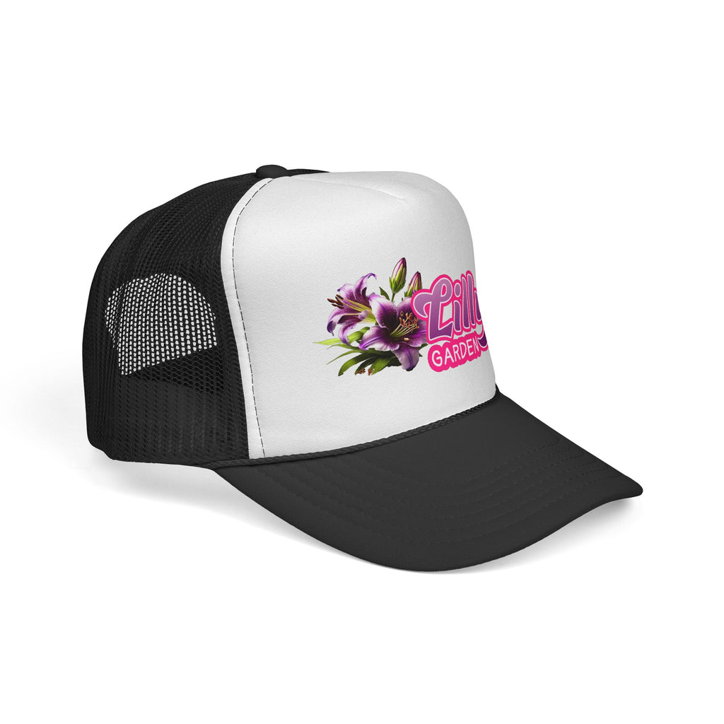 Lillys Garden Trucker Cap — Floral Logo Mesh Hat