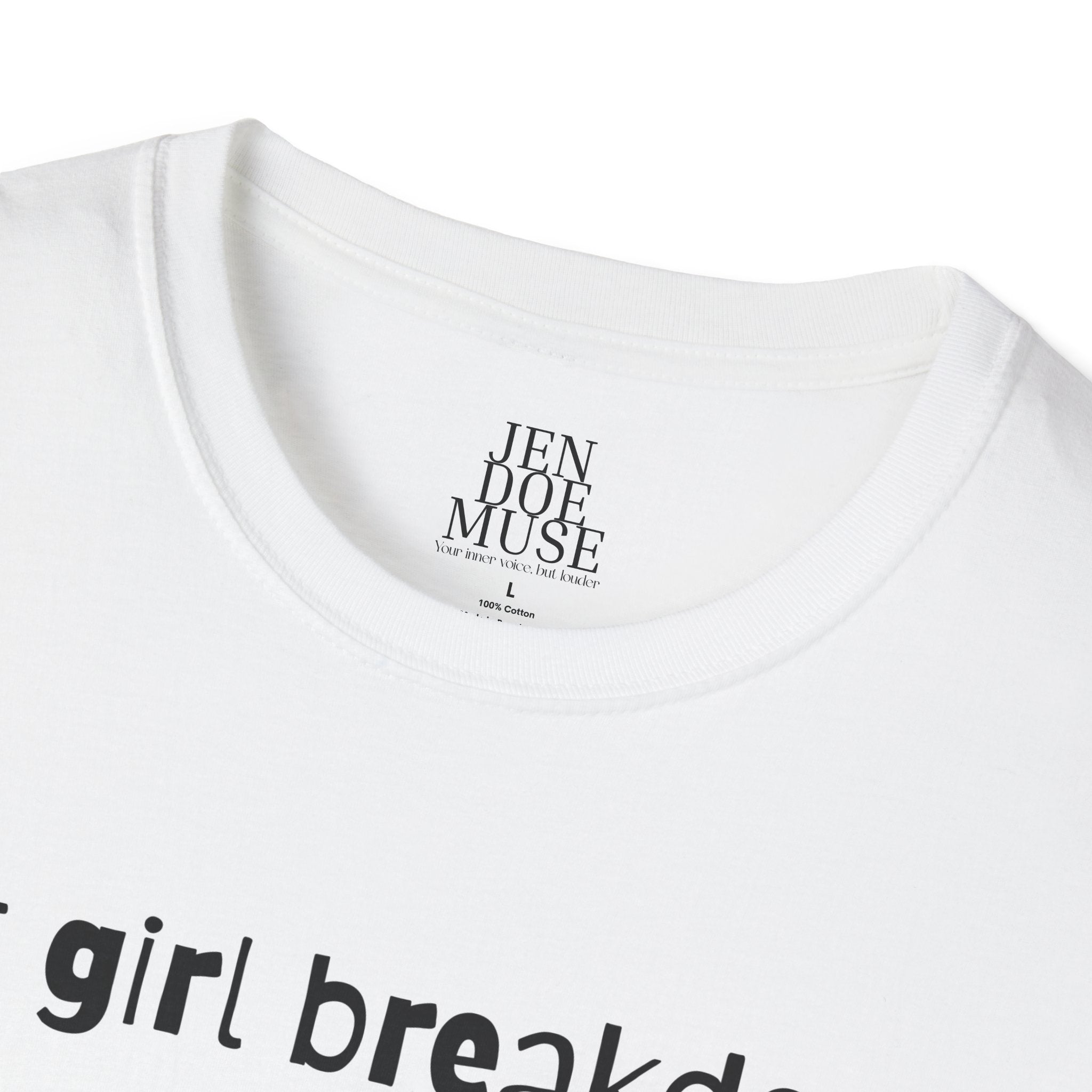 Hot Girl Breakdown Unisex Softstyle T-Shirt | Fun Casual Wear, Gift for Her, Everyday Style, Artsy Graphic Tee, Summer Fashion