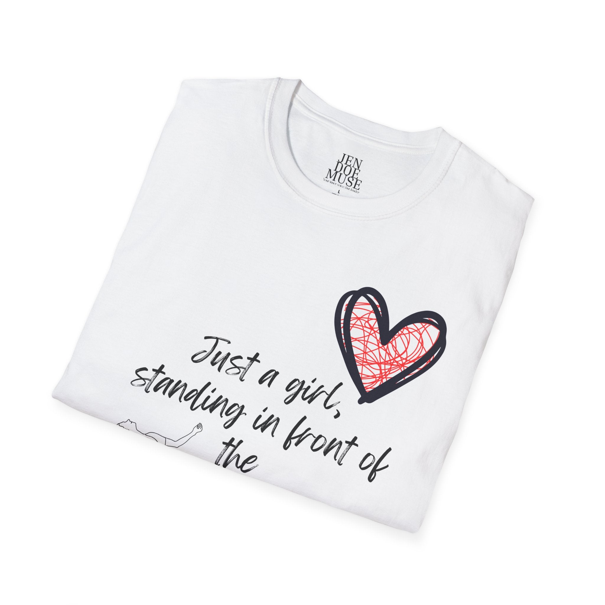 Just a Girl Standing in Front of the Void, Casual Wear, Gift for Friends, Inspirational Shirt, Self-Love Tee, [...]