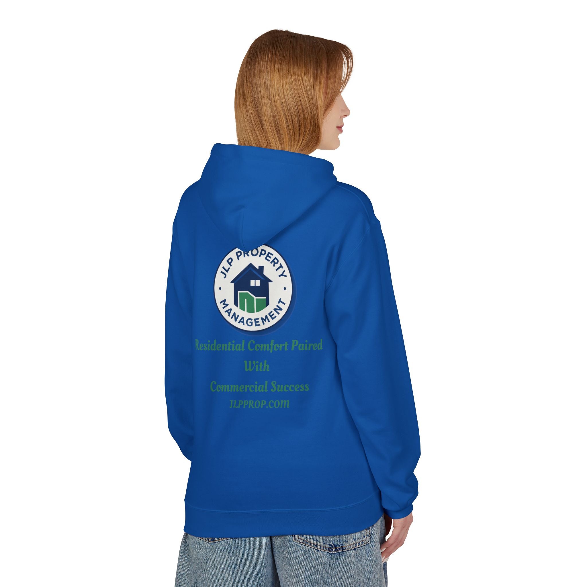 Property Management Logo Hoodie — JLP Property Management Branded Pullover