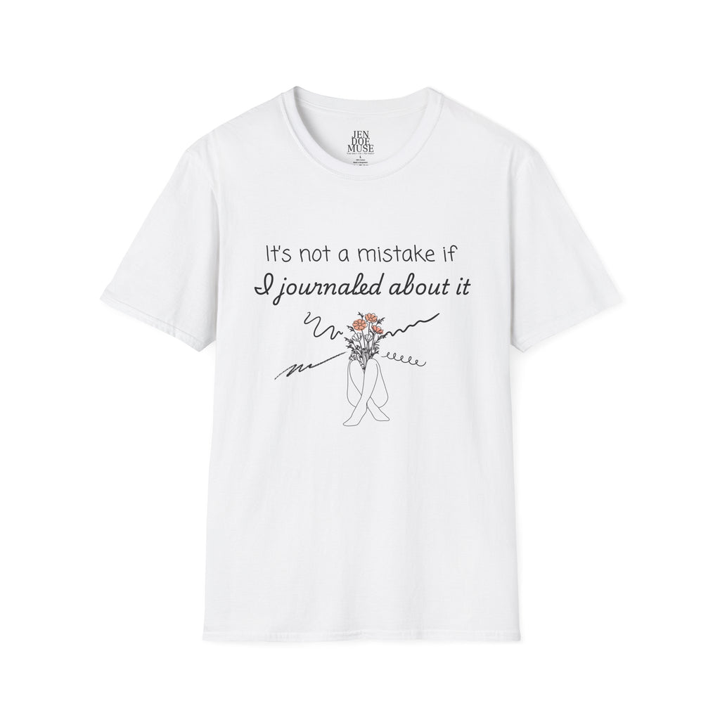 Inspirational Journaling T-Shirt, Motivational Graphic Tee, Gift for Writers, Self-Care Apparel, Creative Outlet Clothing