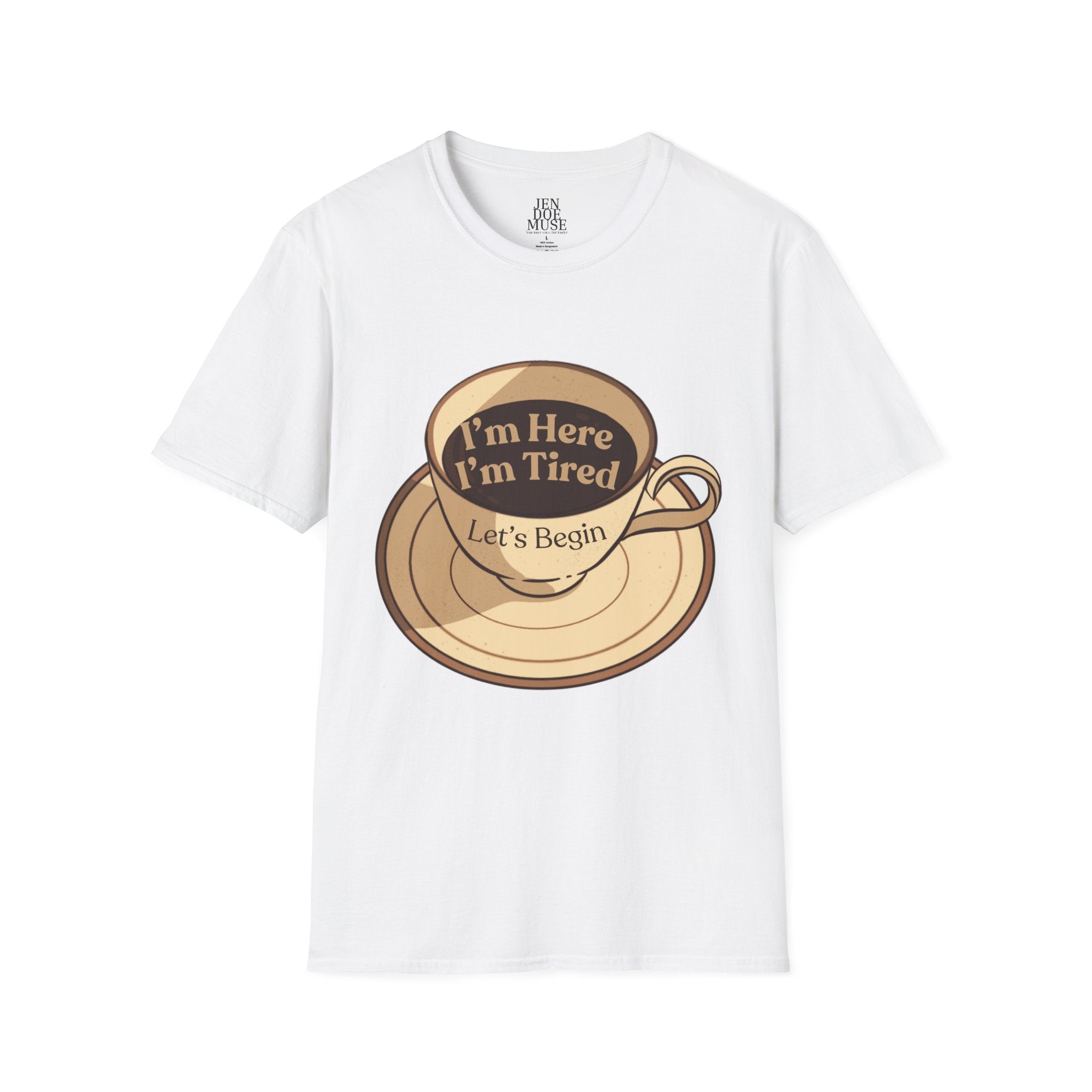 Coffee-Themed Unisex T-Shirt - Perfect for Café Lovers, Gift for Coffee Enthusiasts, Casual Wear, Fun Relaxation Apparel