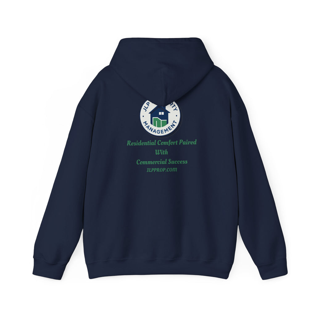 Property Management Hoodie — 'Residential Comfort Paired With Commercial Success' Logo Pullover