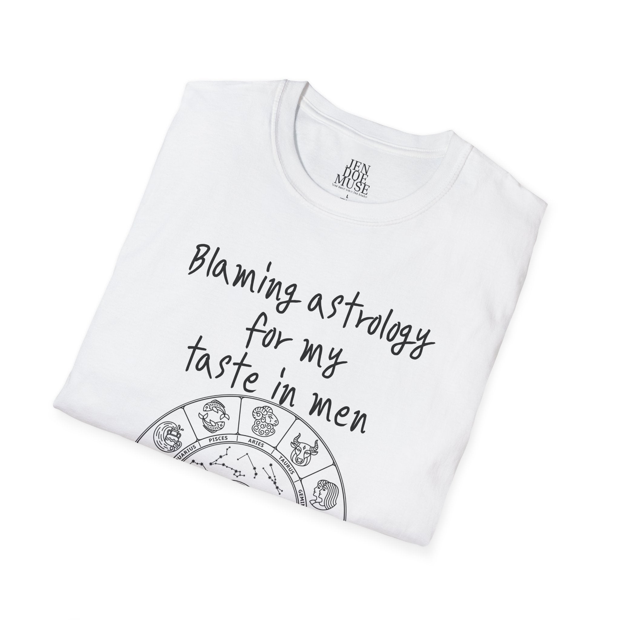 Astrology T-Shirt for the Zodiac Lover, Unisex Softstyle Tee, Casual Gift, Horoscope Top, Astrology Merch, Birthday Apparel