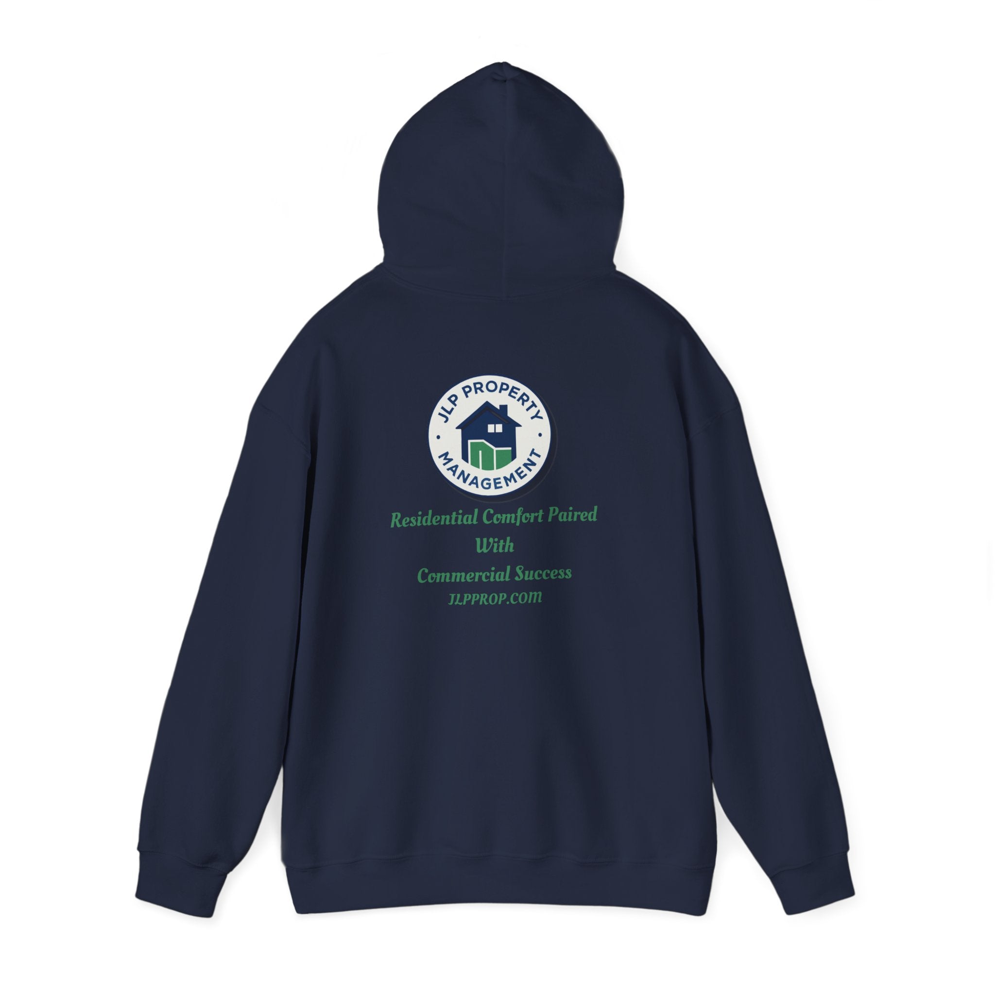 Property Management Hoodie — 'Residential Comfort Paired With Commercial Success' Logo Pullover