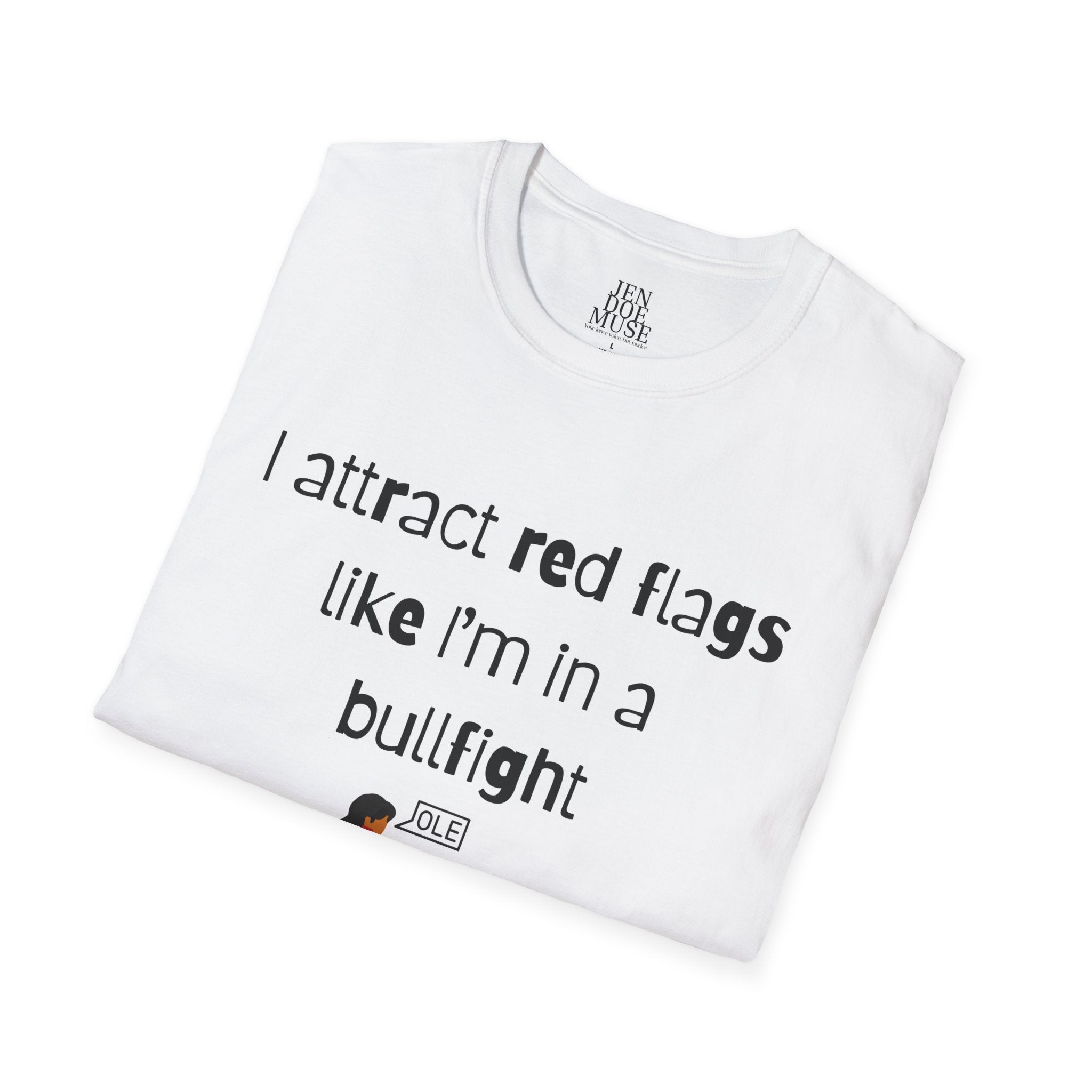Fun Red Flags T-Shirt, Unisex Graphic Tee, Casual Wear, Gift for Friends, Playful Humor Shirt, Birthday, Everyday